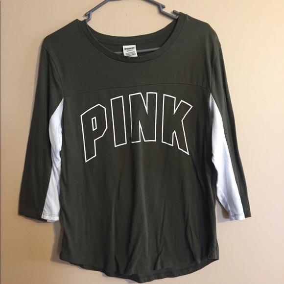 PINK Victoria's Secret Tops - ☀️ PINK Victoria’s Secret Baseball Tee